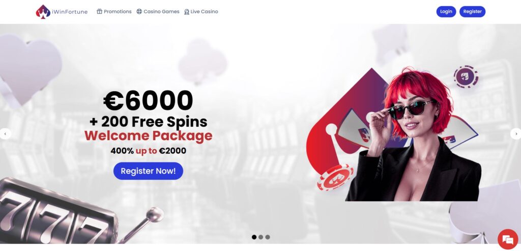 Learn iWinFortune Casino homepage