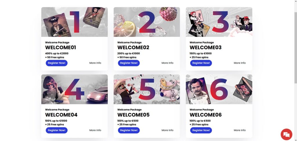 Learn iWinFortune Casino promotions page