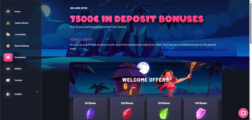 Learn Seven Casino promotions page