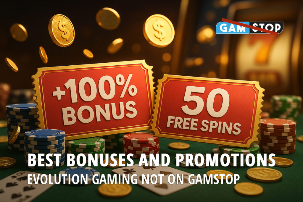 Explore best bonuses and promotions at Evolution Gaming casinos not on GamStop